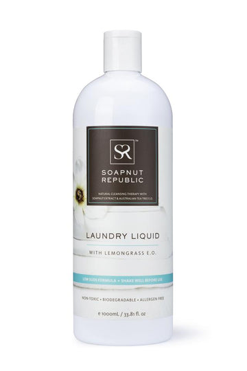 Soapnut Republic natural laundry liquid is highly concentrated, antibacteria, non-toxic formula is completely natural is perfect for sensitive skin and safe for newborns and baby. Our natural cleaning detergent are concentrated enough to clean effectively and remove the toughest stains, yet gentle on all fabrics.